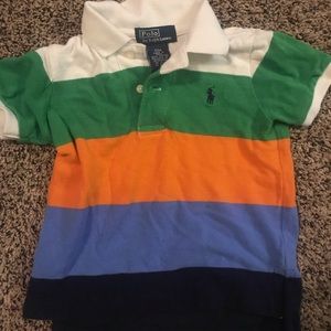 12m striped polo